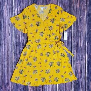 Yellow floral sundress